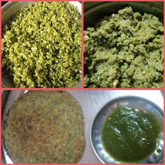 Lentil peel fried chapatti A picture of Lentil peel fried chapatti.