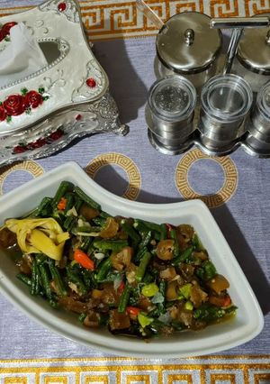 Foto resep Tumis kikil kacang panjang