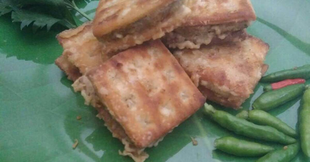  Resep  Roti  gabin isi sayuran malkist goreng  oleh pitri 