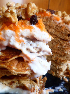 Una foto de Tortitas de avena “carrot cake”