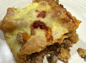 Una foto de Lasagna de carne