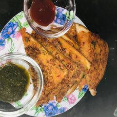 A picture of Moong Dal Toast.