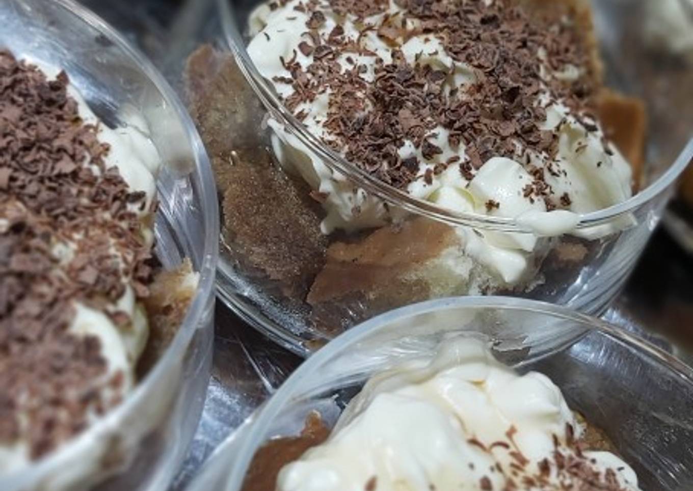 Tiramisú con masa de pionono súper fácil