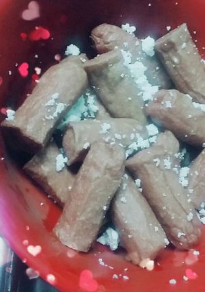 صورة لوصفة نقانق بالجبن