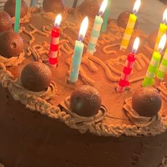 A picture of Tricia's Heavenly Chocolate Cake.