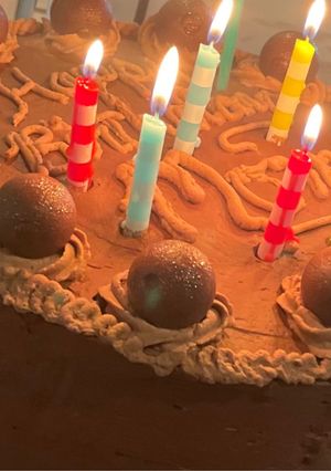 A picture of Tricia's Heavenly Chocolate Cake.