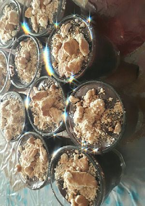 صورة لوصفة الشوكولاتة بالبسكويت 😍👌