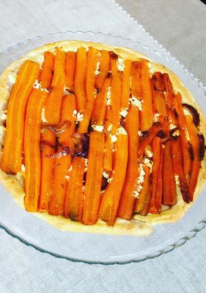 Une photo de Tarte tatin carottes