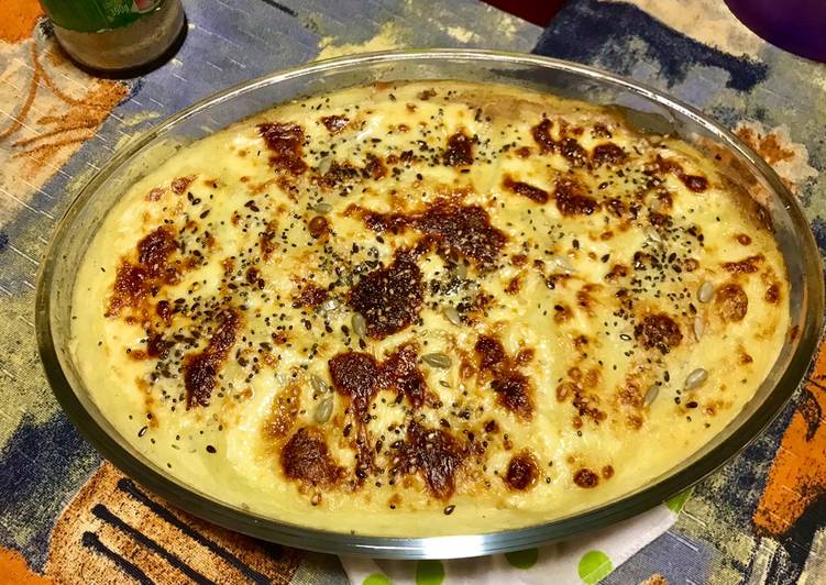 Pastel de Papas con Vino Tinto