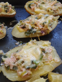 Una foto de Papas rellenas al horno