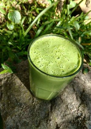Una foto de Licuado verde con kale 🌿 2