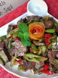 Tumis Buncis dan Jeroan Sapi
