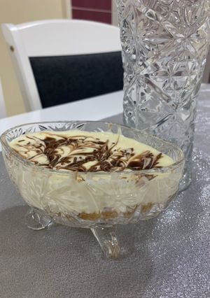 صورة لوصفة حلى بارد بالبسكويت