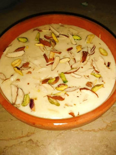 A picture of Badami Kheer.