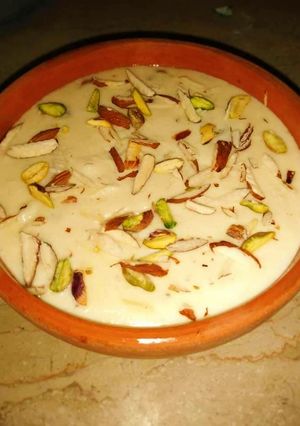 A picture of Badami Kheer.