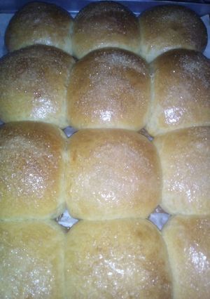 A picture of Homemade buns.