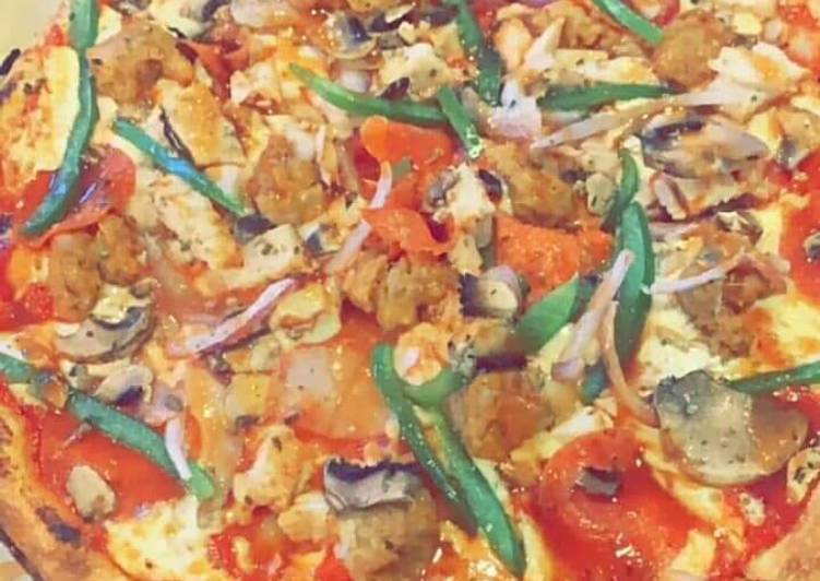 Easiest Way to Prepare Jamie Oliver Capsicum pizza