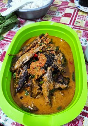 Foto resep Santan ikan asap