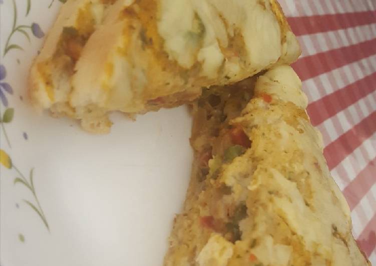 Step-by-Step Guide to Prepare Super Quick Homemade Cheesy bread sandwich