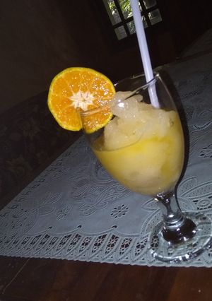 Foto resep Es jeruk blend