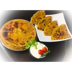 A picture of Sattu Paratha 🫓.