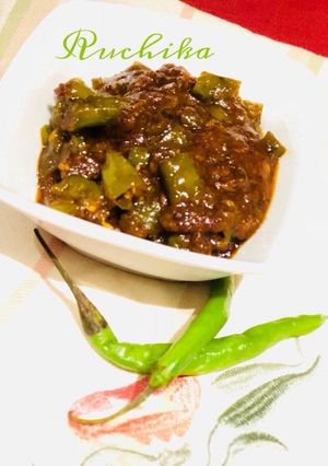 A picture of Meethi Mirchi Pickle.