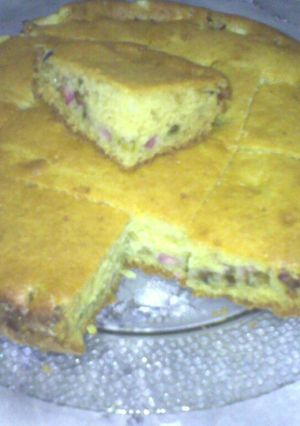 صورة لوصفة كيكه بالفواكه