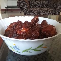A picture of Simple sa yummy chicken masala 😊😊😊.