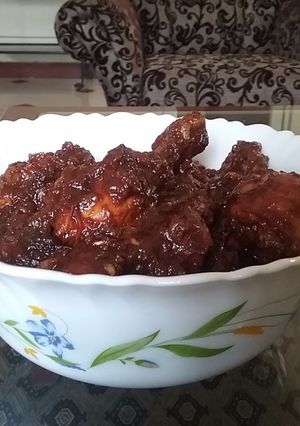 A picture of Simple sa yummy chicken masala 😊😊😊.