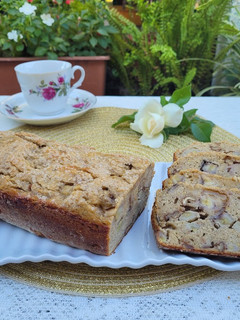 Una foto de Budín banana sin gluten