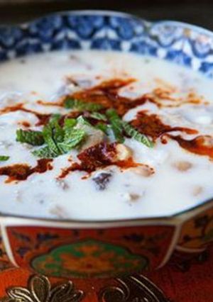 صورة لوصفة شوربة الزبادي 🇹🇷