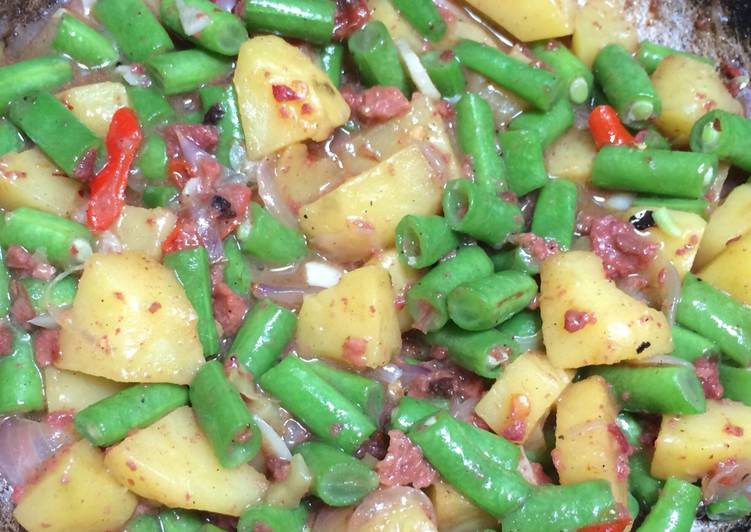 Cara memasak Tumis buncis kombinasi, Sempurna