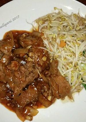 Foto resep Beef teppanyaki 🍱