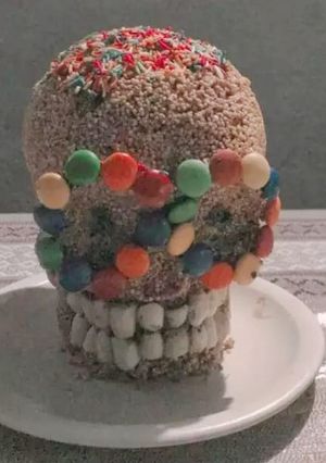 Una foto de Calavera de amaranto
