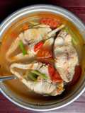 Canh cá chẽm nấu 🍅