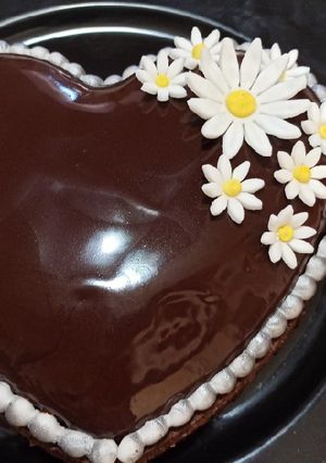 Foto di Cuore riflesso (glassa a specchio)