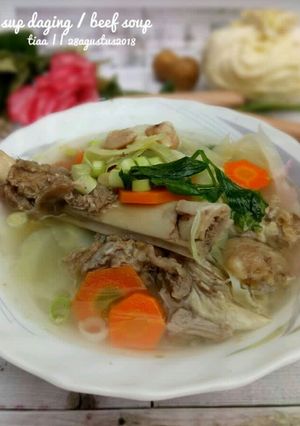 Foto resep Sup daging / beef soup