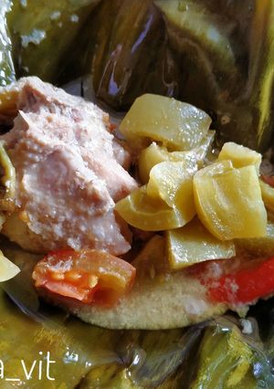 Foto resep Garang Asem Ayam Bungkus Daun