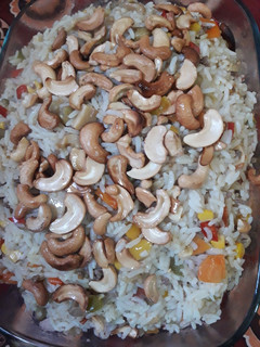 صورة لوصفة رز بالخضار