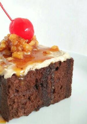 Foto resep Brownies kukus coklat karamel