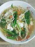 Sop jamur enoki enak