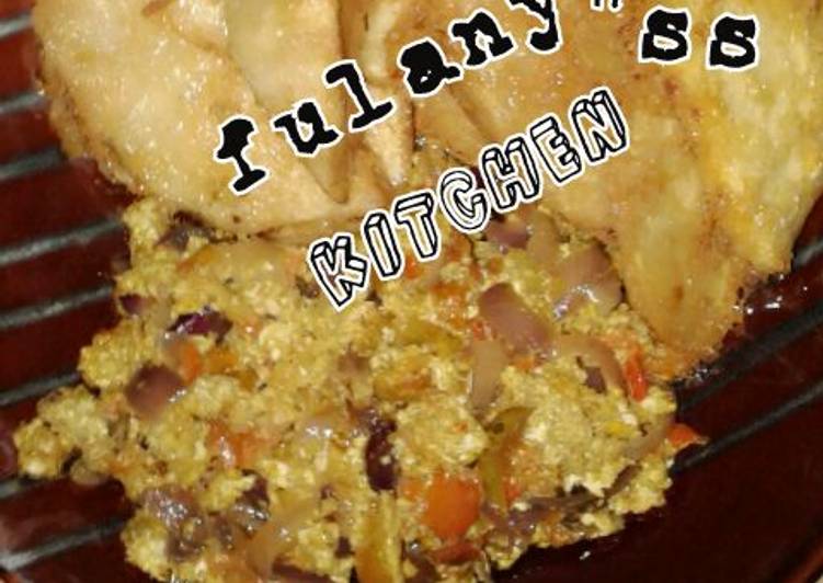 Recipe of Any-night-of-the-week Fried yam with egg source Cooking Basics for Beginners