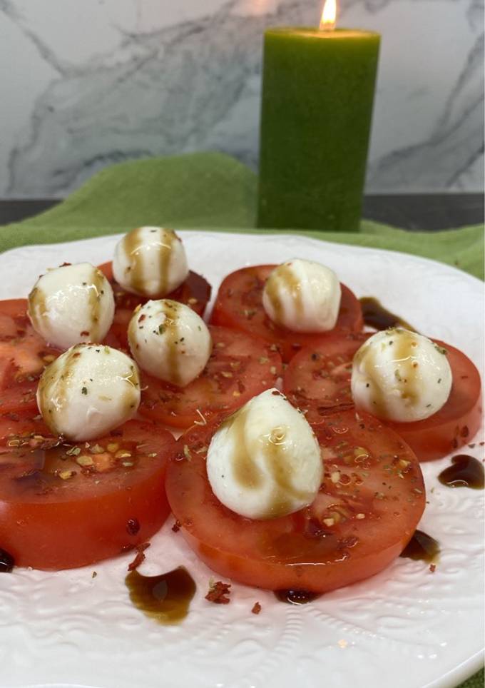Закуска а-ля «Капрезе»👌😋
