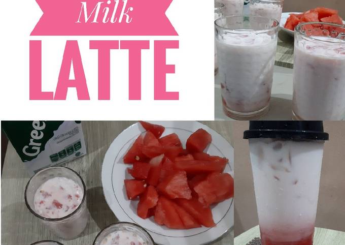 Watermelon Milk Latte