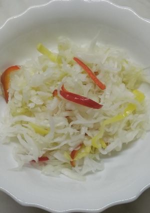 Káposztasaláta télire recept fotója