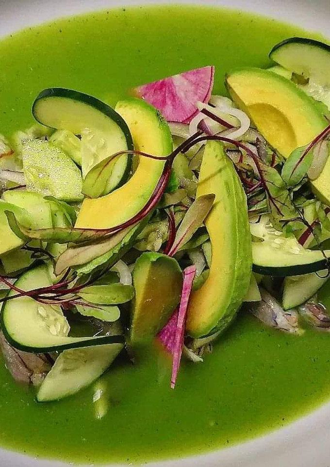 Una foto de Aguachile de camarón