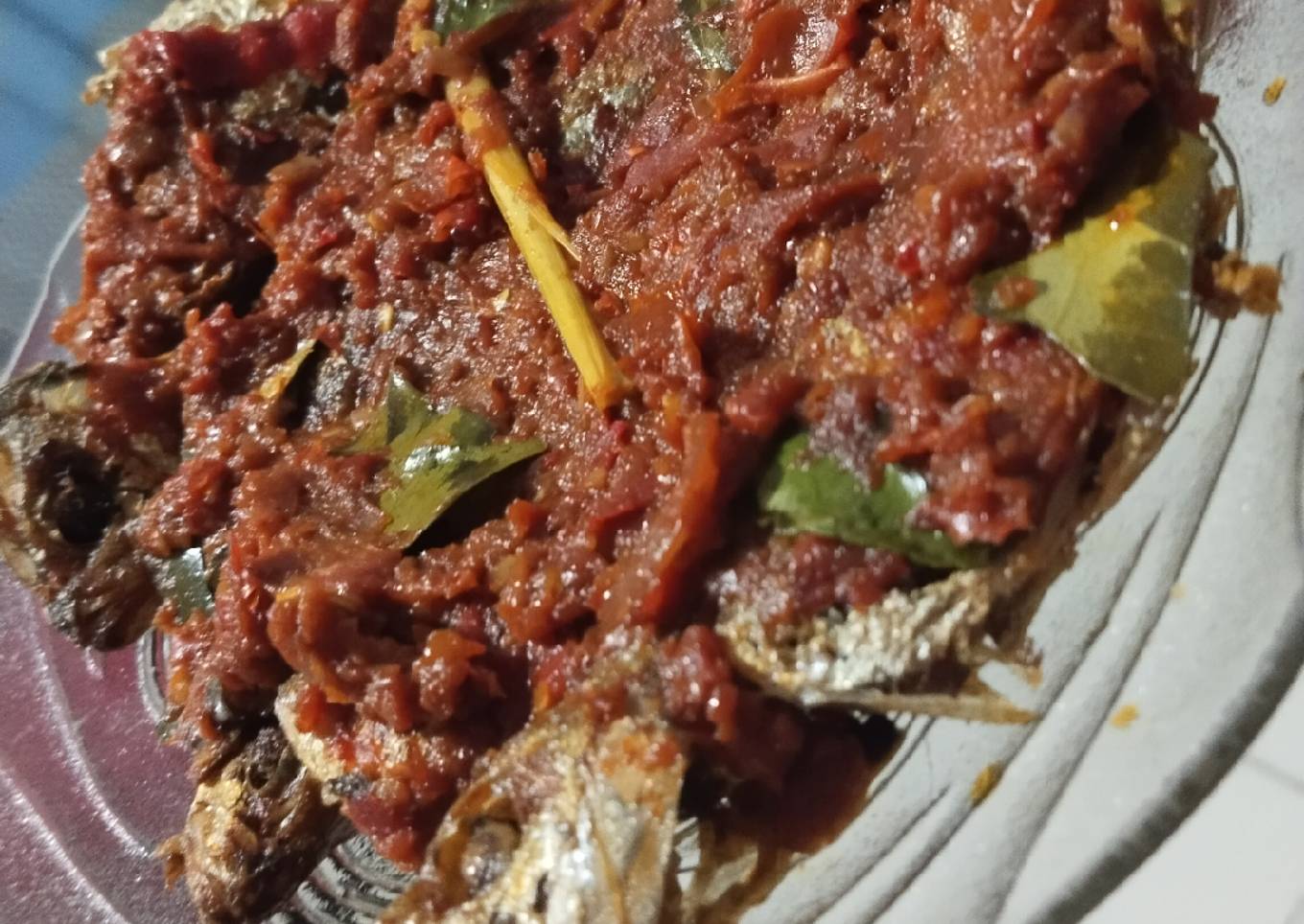 Ikan Selar Goreng Balado