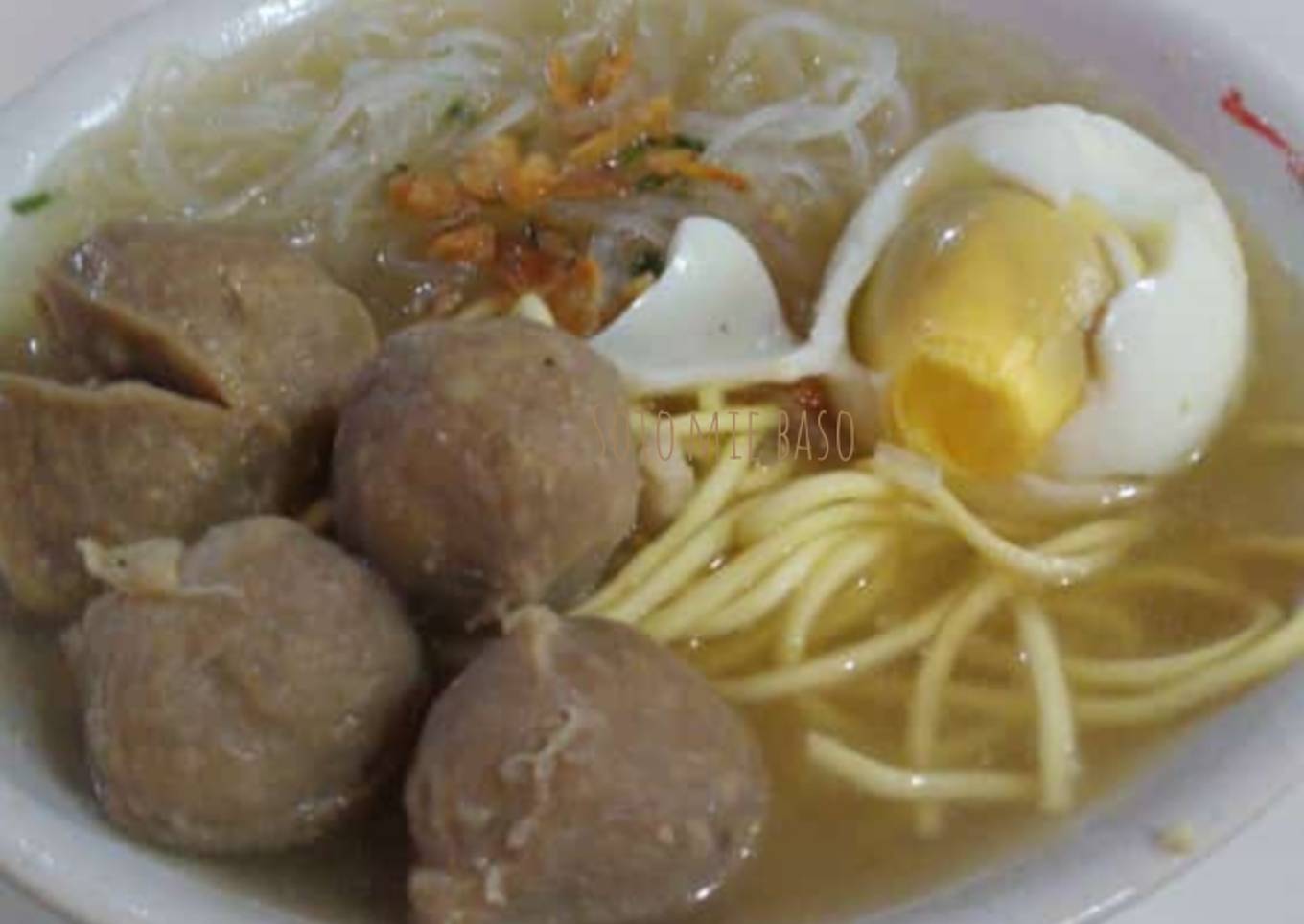 Soto mie baso