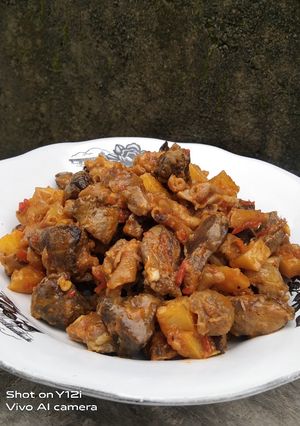 Foto resep 32. Sambal goreng kentang+ati ampla