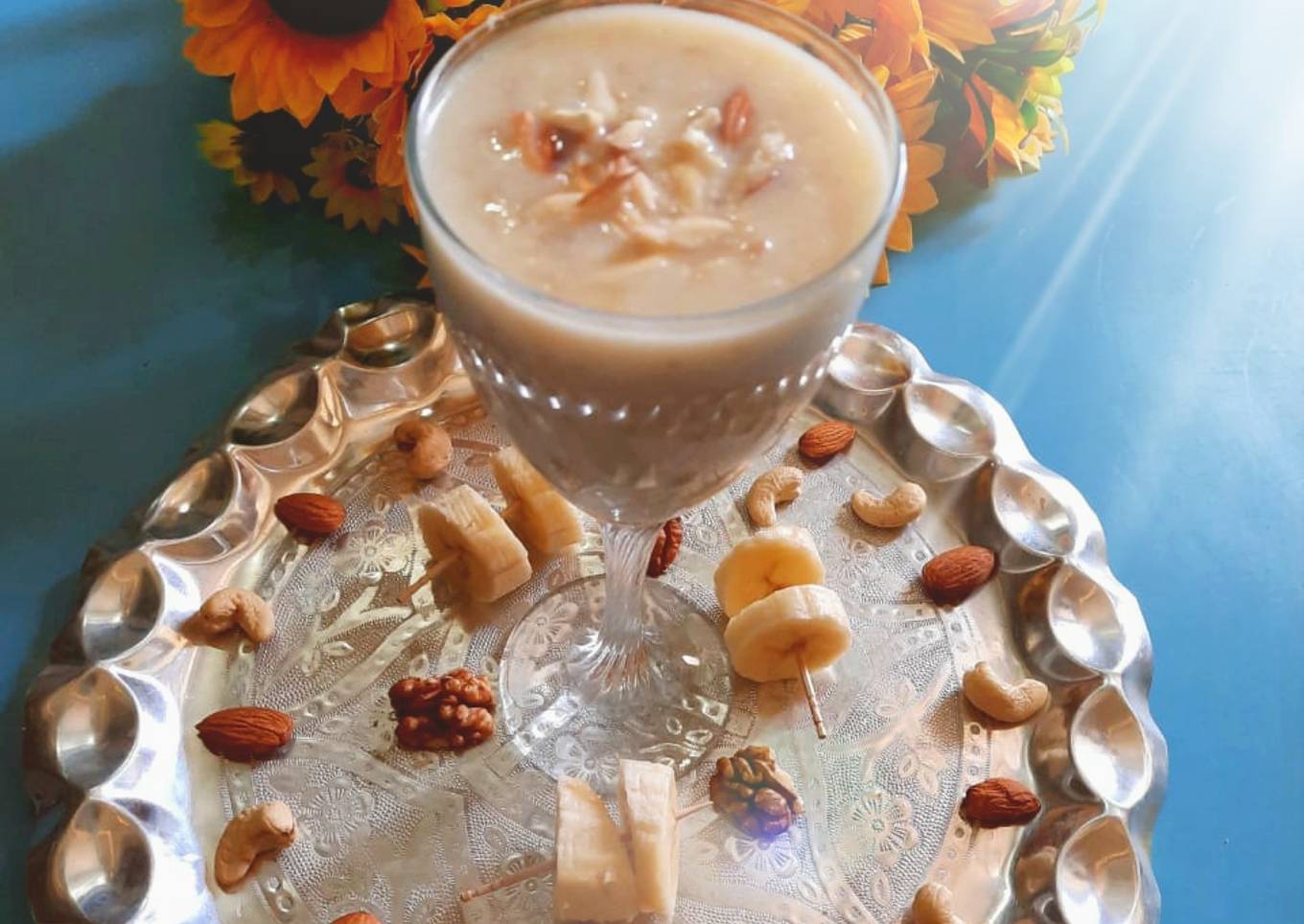 Banana Dry Fruit Smoothie
